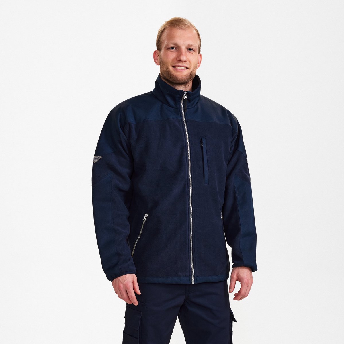 Engel Extend fleecejack 1190-925 Marine Blauw