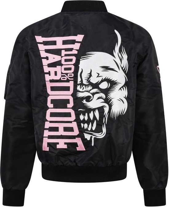 100% Hardcore Dames Bomberjack Branded Rage - Maat: M
