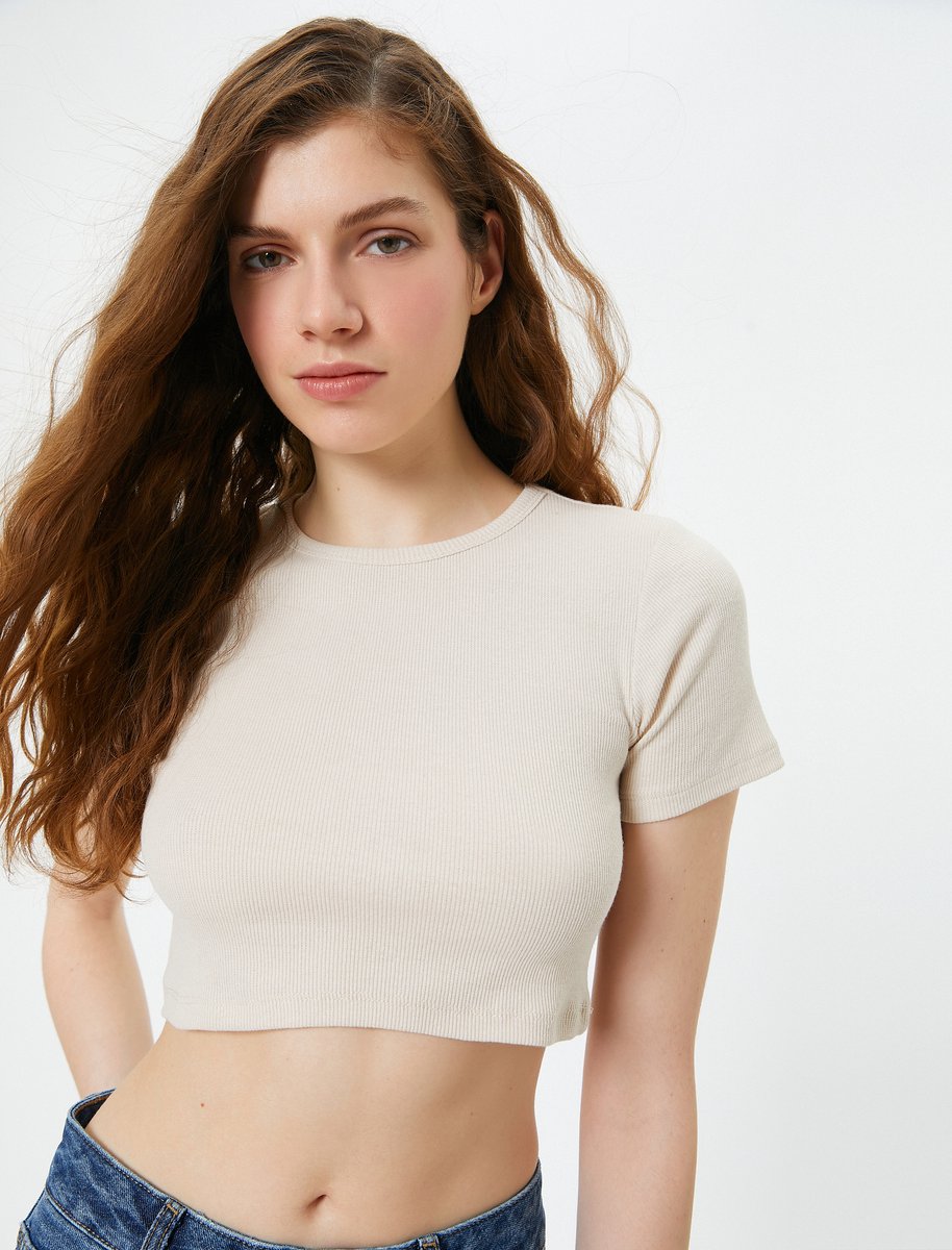 Korte mouw Ronde kraag T-Shirt
