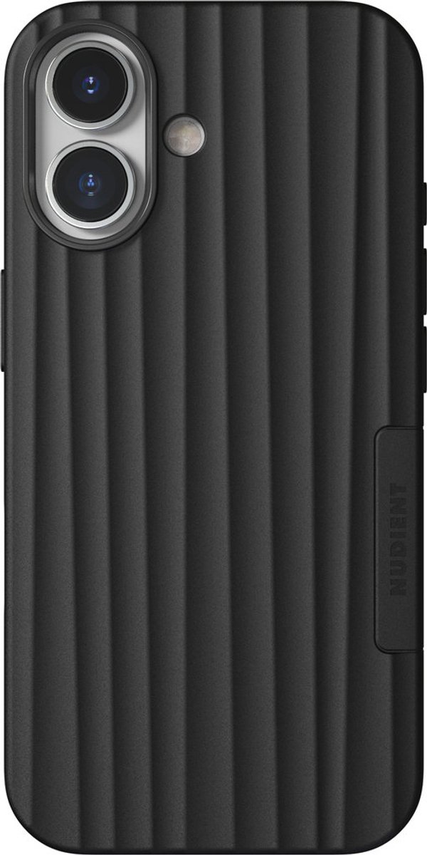 Nudient Bold MagSafe Case geschikt voor Apple iPhone 17 Charcoal - Zwart