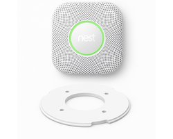 Wallmount voor Google Nest Protect - Muurbeugel voor Google nest rookmelder - montageplaat - Spacer