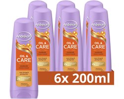 Andrélon - Conditioner - Oil & Care - 6 x 200 ml