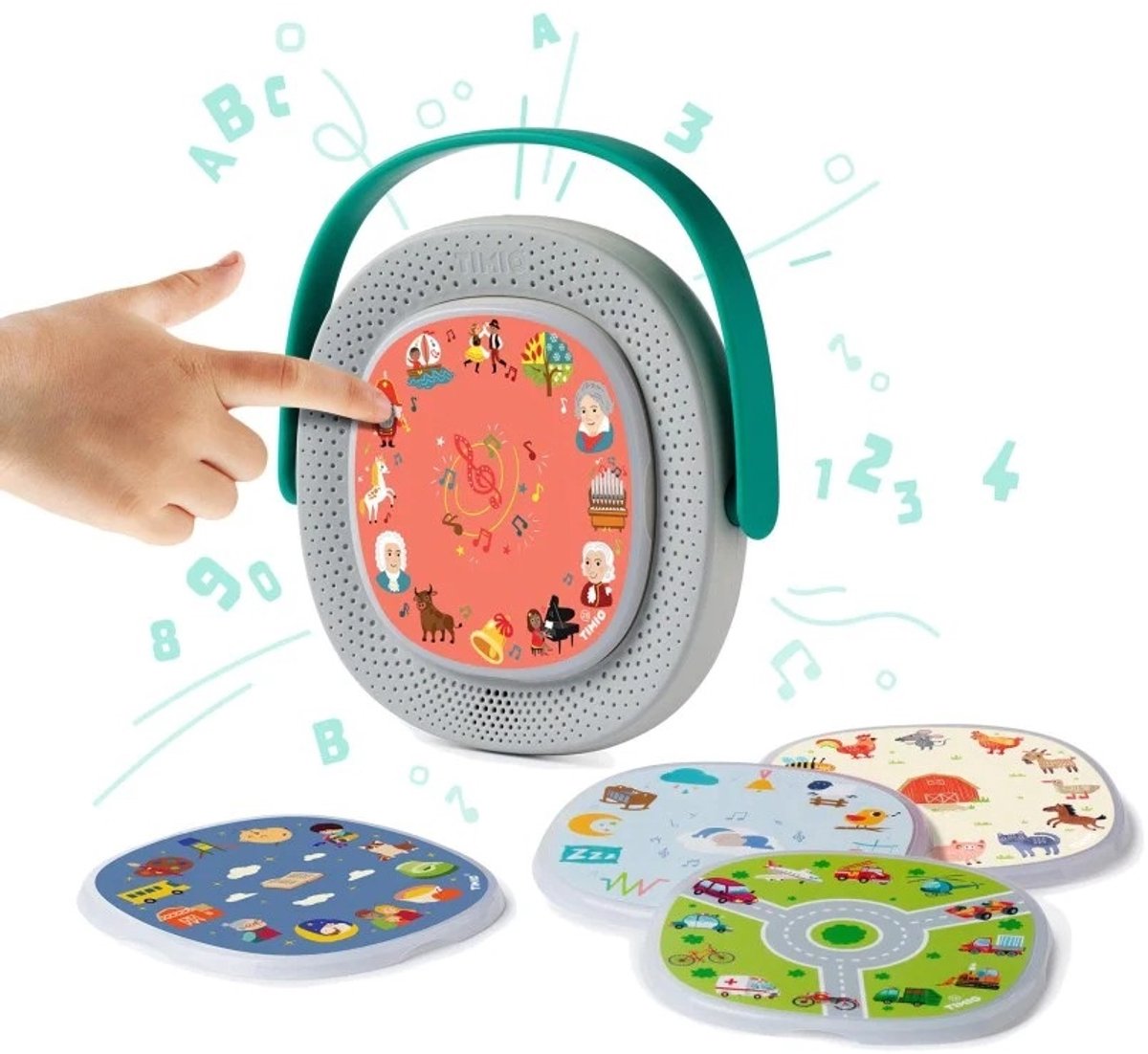 TIMIO Kerstliedjes Disk - 12 Nederlandse Kerstliedjes of 96 internationale Kerstliedjes - voor TIMIO de Interactieve en Educative Audio-Speler - in 8 Talen - Educatief Speelgoed — afbeelding 16