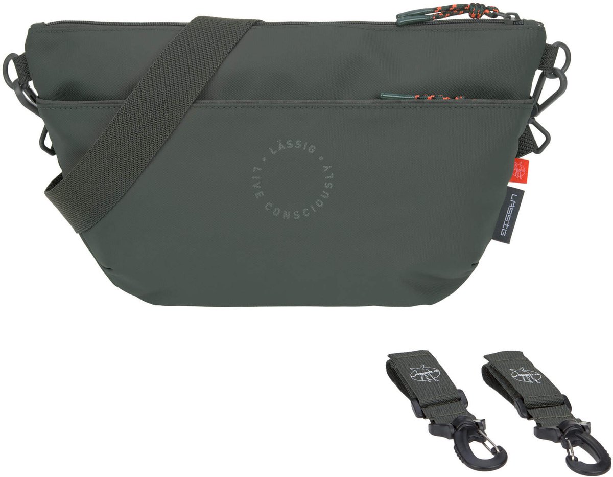 Lässig Schoudertas Gordeltas Green Label Buggy Bum Bag Dark Olive Donkergroen
