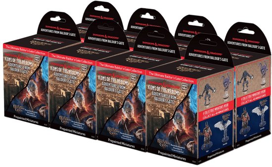 Icônes D&D des Royaumes Aventures de Baldur's Gate Brick (8)