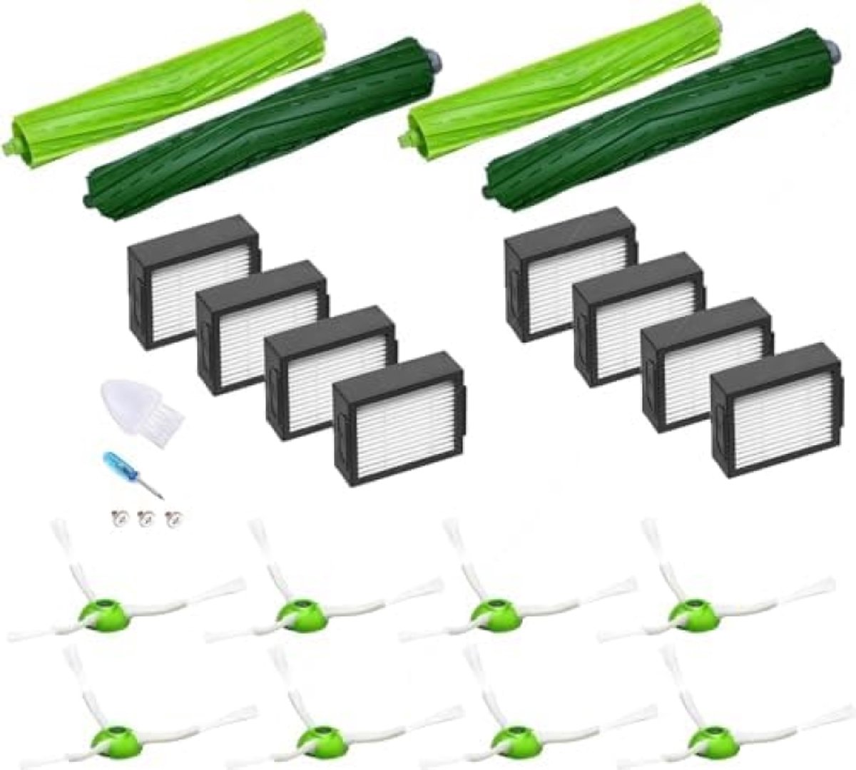 PromoHome Onderdelen sets geschikt voor iRobot Roomba i3 i3+i6 i6+i7 i7+i8 i8+e5 e6 e7