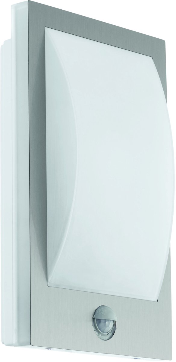 EGLO Verres Wandlamp Voor buiten - E27 - IP44 - RVS/Wit