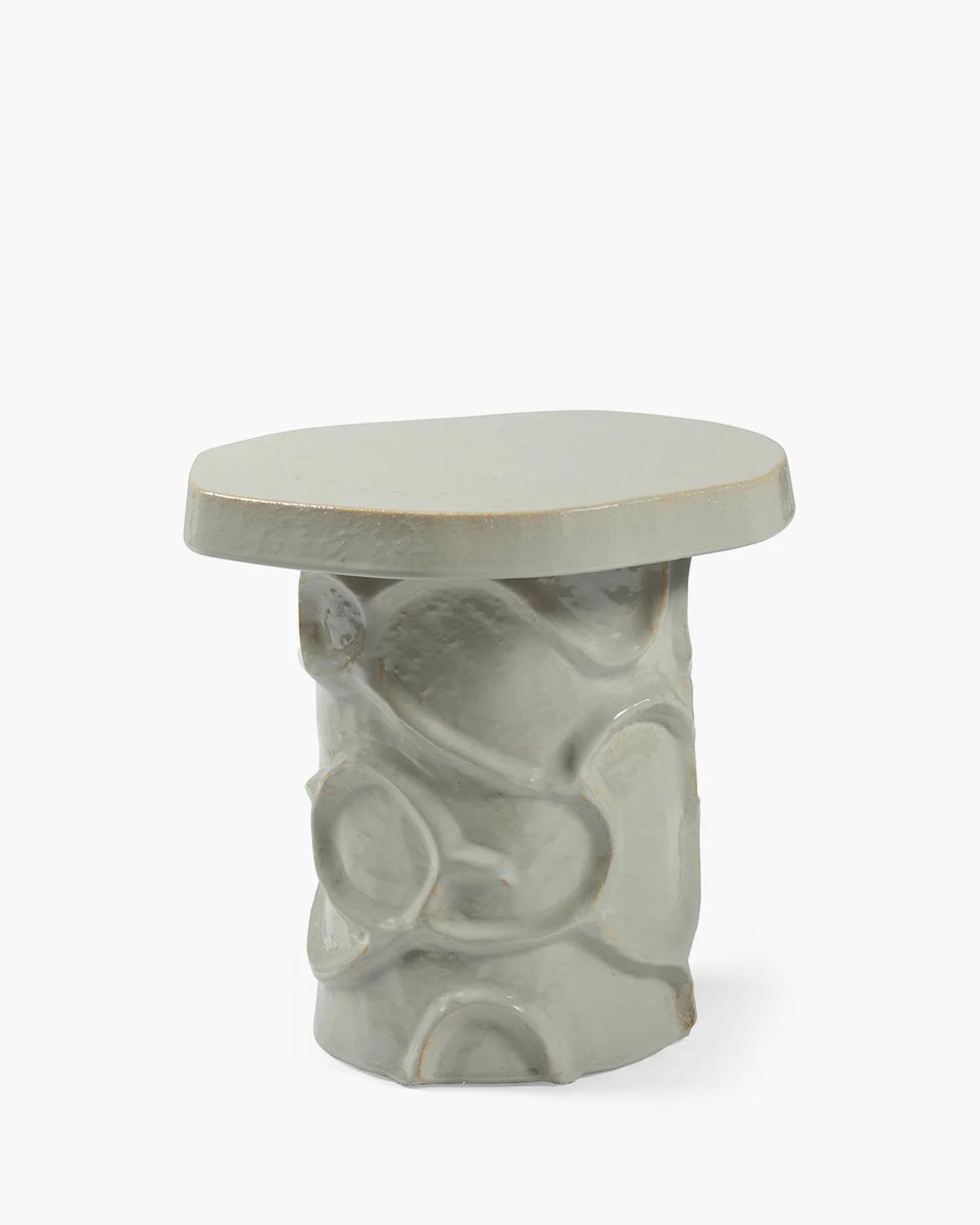 Serax Marie Michielssen Mena 07 Bijzettafel Pawn Grijs Diameter 35-39cm H40cm