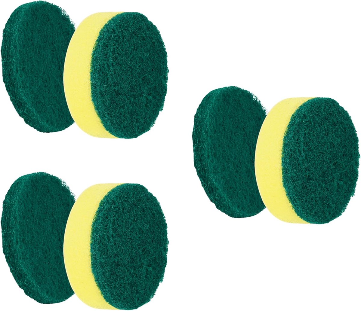 Sponsopzetborstels voor Elektrische Spin Scrubber - 6 Stuks voor Gladde Oppervlakken