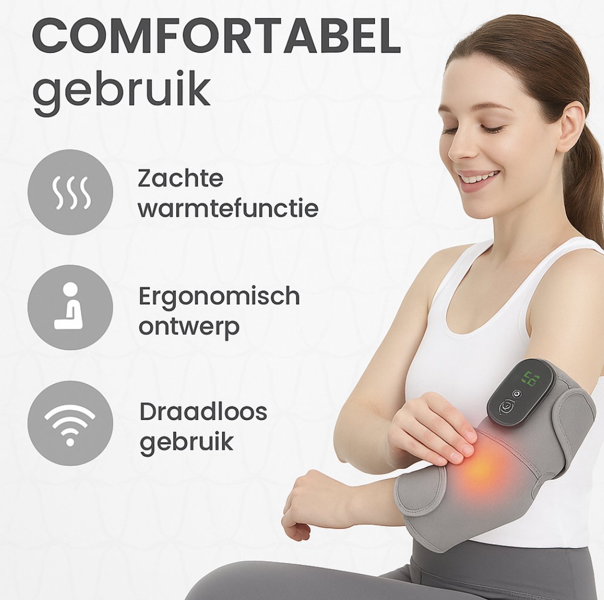 Nifkos Knie Massage Apparaat - 3-in-1 draadloos massager thumbnail 3