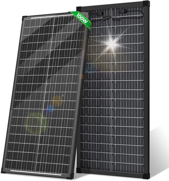 Bifaciaal zonnepaneel 100W/200W - Dubbelzijdige zonnepanelen voor 12V-accu's
