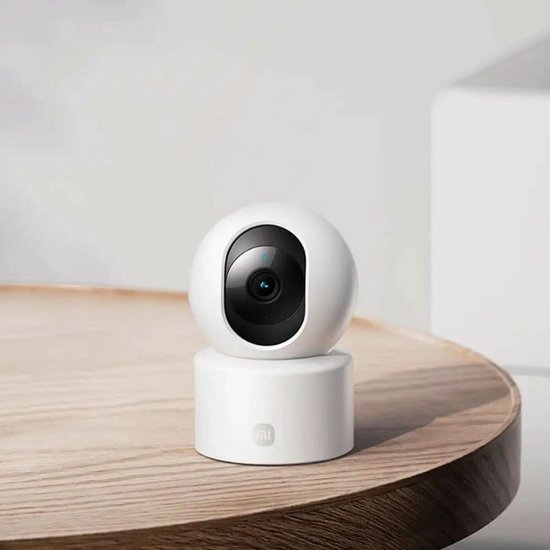 Xiaomi Smart Camera C301 - Beveiligingscamera voor binnen - 2K resolutie (3MP) - 360° draaibaar met pan-tilt - AI mensdetectie en slimme meldingen - Nachtzicht - Two-way audio met microfoon en speaker - Wifi verbinding met app - Privacy modus van Xiaomi — afbeelding 3