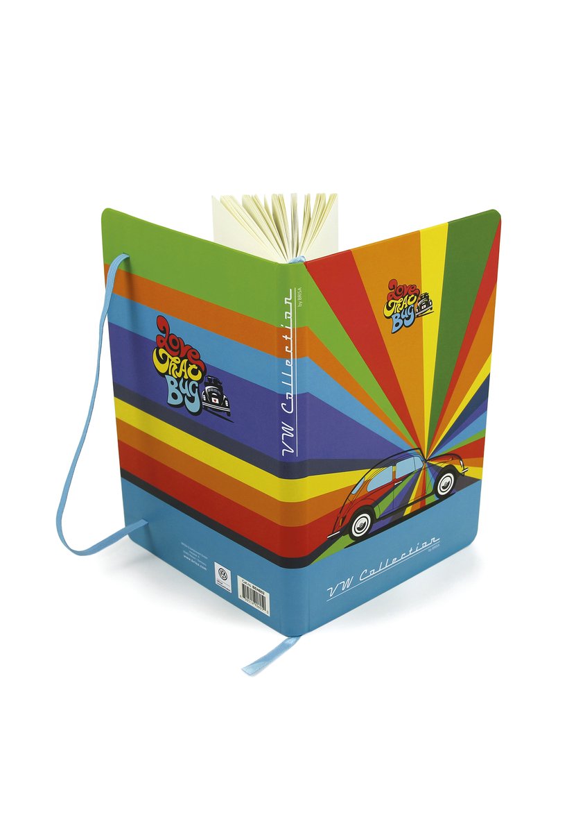 BRISA VW-Collection - Volkswagen notitieboek, dagboek, hardcover, VW-fan cadeau (DIN A5)