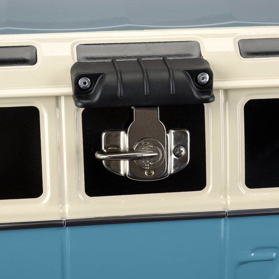 VW Collection - Volkswagen T1 Bulli Bus Verrijdbare koelbox (26 l) - blauw van BRISA — afbeelding 4