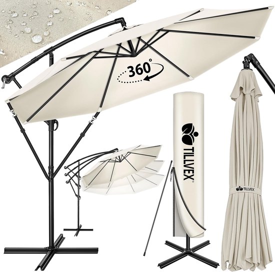 Strandparasol - Windscherm - 160cm - Beige