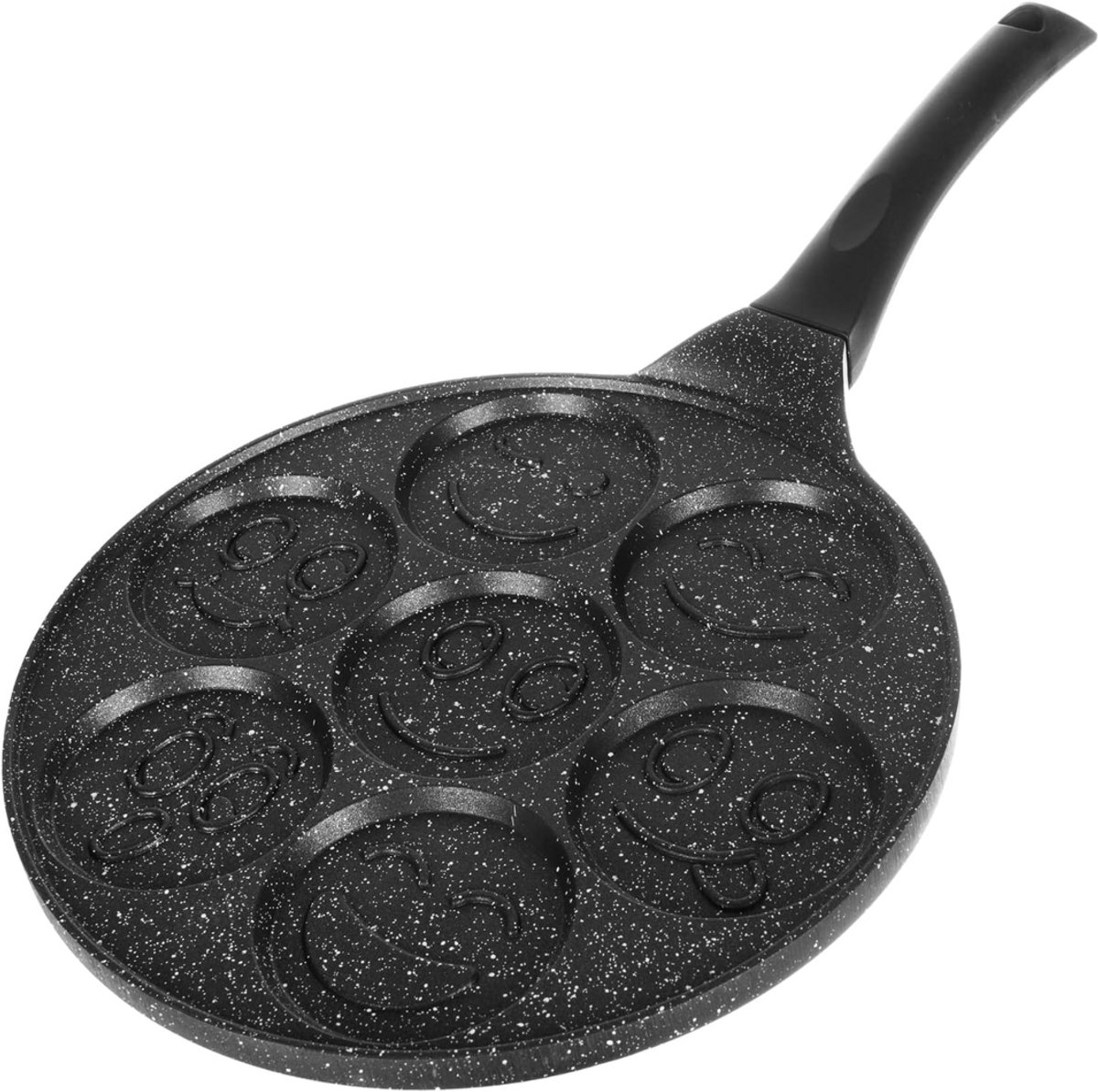 SCH® Poffertjespan - Poffertjespannen - Zwart - 26cm x 26cm x 4cm