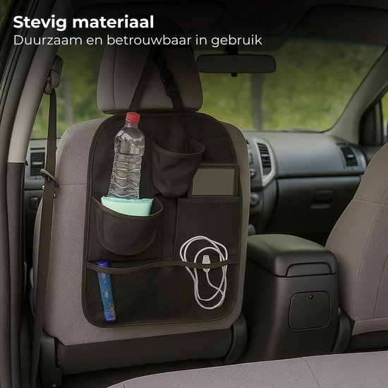 Lomera Auto Opbergset - 3-delige Opbergset - Kofferbak Organizer - Achterbank Opberger - Koeltas voor Auto - Stevige Tas - Opvouwbare Tas - Autoritten Accessoire - Picknick Metgezel - Compacte Opbergoplossing - Ruimtebesparend Ontwerp van lomera — afbeelding 4