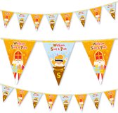LUQ – Sinterklaas Vlaggenlijn – Feestelijke Vlaggetjes – Sinterklaas Decor voor Huis, School & Pakjesavond Versiering