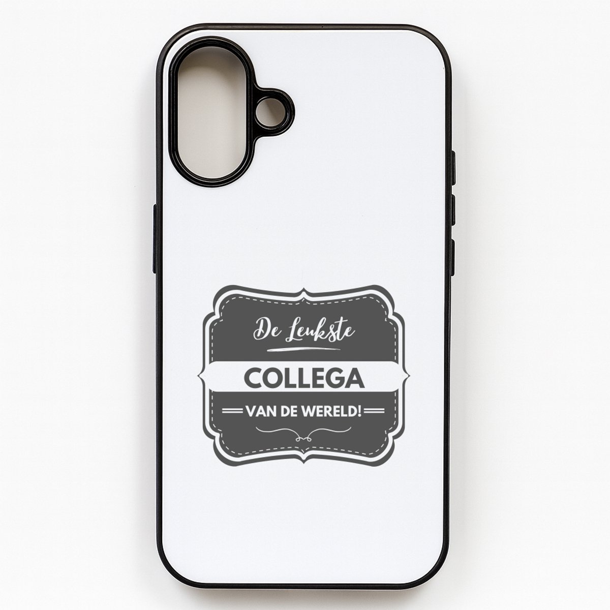 Hacebo® - De leukste collega telefoonhoesje - Collega - beste collega - telefoonhoesjes - werk - afscheidscadeau - verjaardagscadeau - kado - hoesje geschikt voor iPhone 16