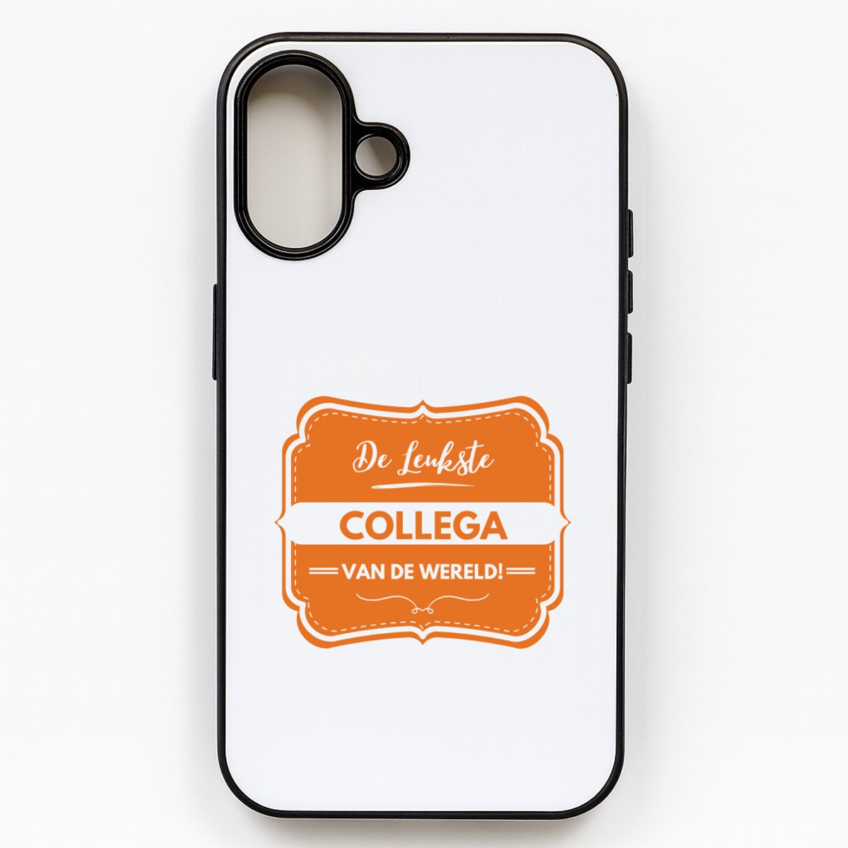 Hacebo® - De leukste collega telefoonhoesje - Collega - beste collega - telefoonhoesjes - werk - afscheidscadeau - verjaardagscadeau - kado - hoesje geschikt voor iPhone 16