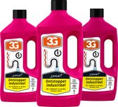 3x 3G Professioneel Expert Ontstopper industrieel - 1000 ml - Industriële Ontstopper - Krachtige Ontstopper - Riool Ontstopper - Afvoer Ontstopper - Professioneel - 3-Pack