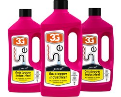 3x 3G Professioneel Expert Ontstopper industrieel - 1000 ml - Industriële Ontstopper - Krachtige Ontstopper - Riool Ontstopper - Afvoer Ontstopper - Professioneel - 3-Pack