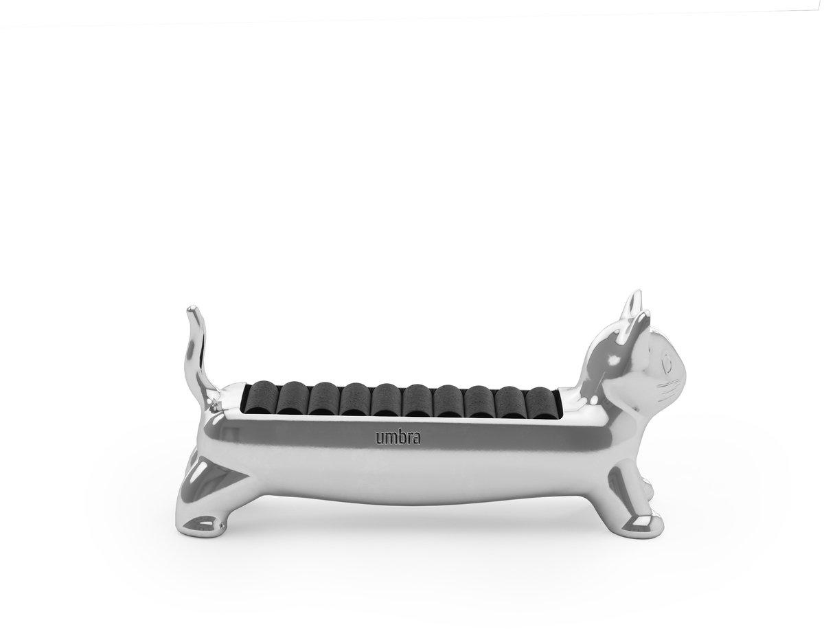 ALI CAT RING HOLDER CHROME