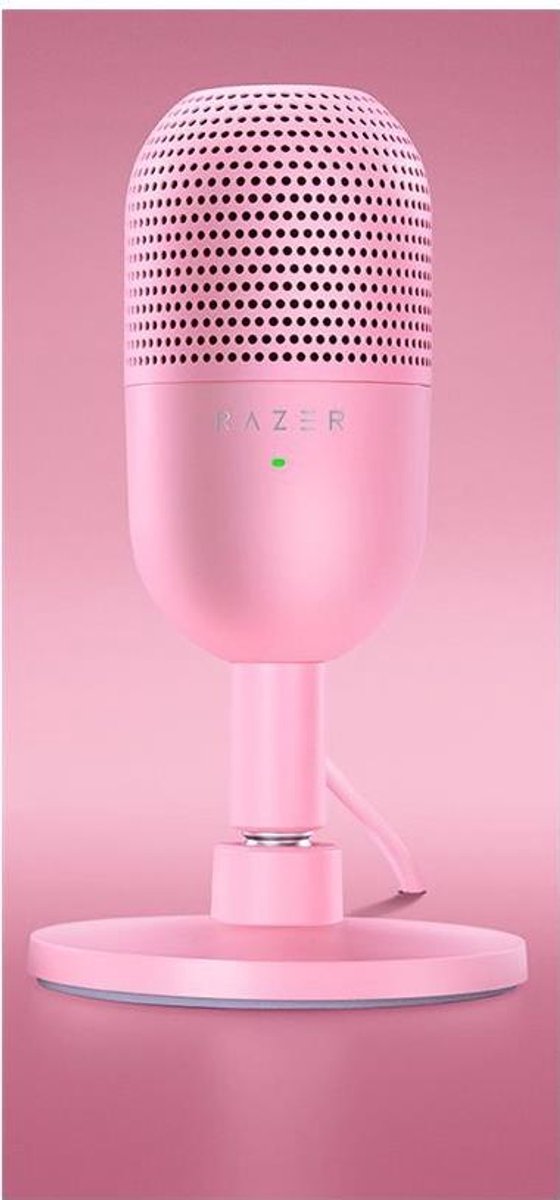 Razer Seiren V3 Mini - USB Microfoon - Kabelgebonden Voet - Roze/Quartz