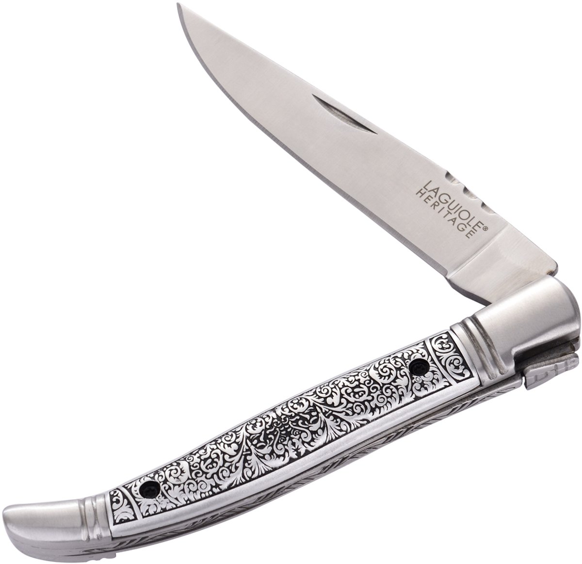 Laguiole Heritage Opvouwbaar Zakmes Venetiaans Design – 21 cm – Lemmet Edelmetaal – Vouwmes Luxe Cadeauverpakking