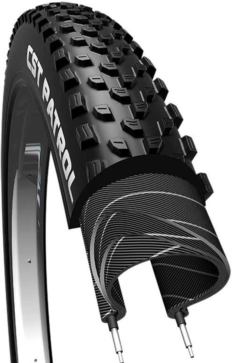 Cst Premium Patrol Tubeless 29´´ X 2.1 Mtb-band Zilver 29´´ x 2.1