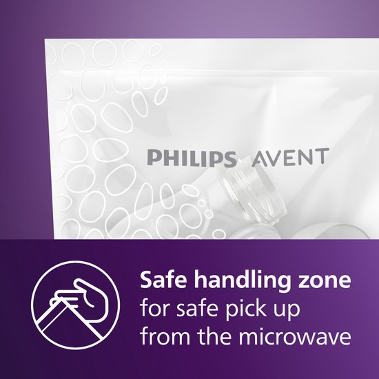 Philips Avent - Microgolf Sterilisatie Zakjes - Snel Steriliseren - 5 stuks van Philips — afbeelding 4