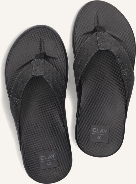 CLAY Clay004 Slippers - Heren - Zwart - Maat 40