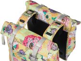 Basil Bloom Field Dubbele Fietstas - 28-35 Liter - Waterdicht - Geel