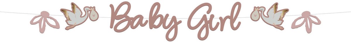 Folat - Letterslinger blooming baby girl - 1 m