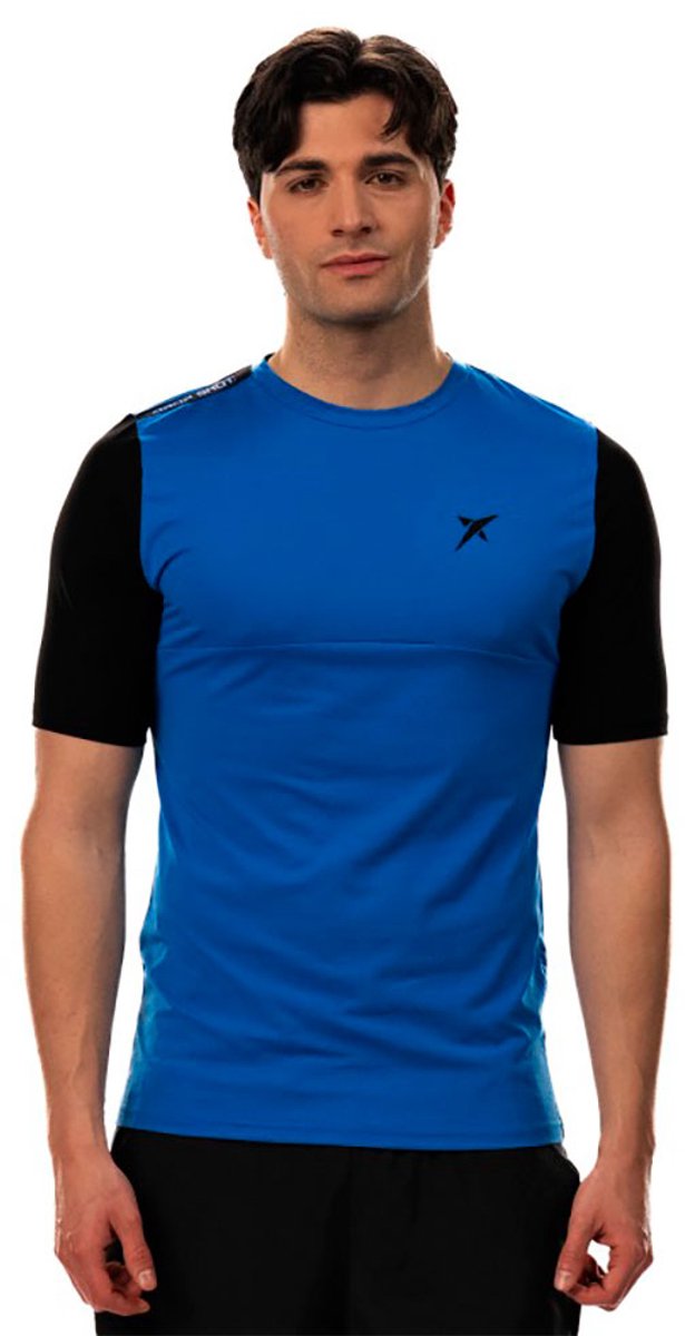 Drop Shot Aker T-shirt Met Korte Mouwen Blauw L Man