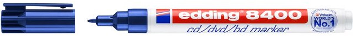 Cd marker edding 8400 rond 0.5-1mm blauw | 10 stuks
