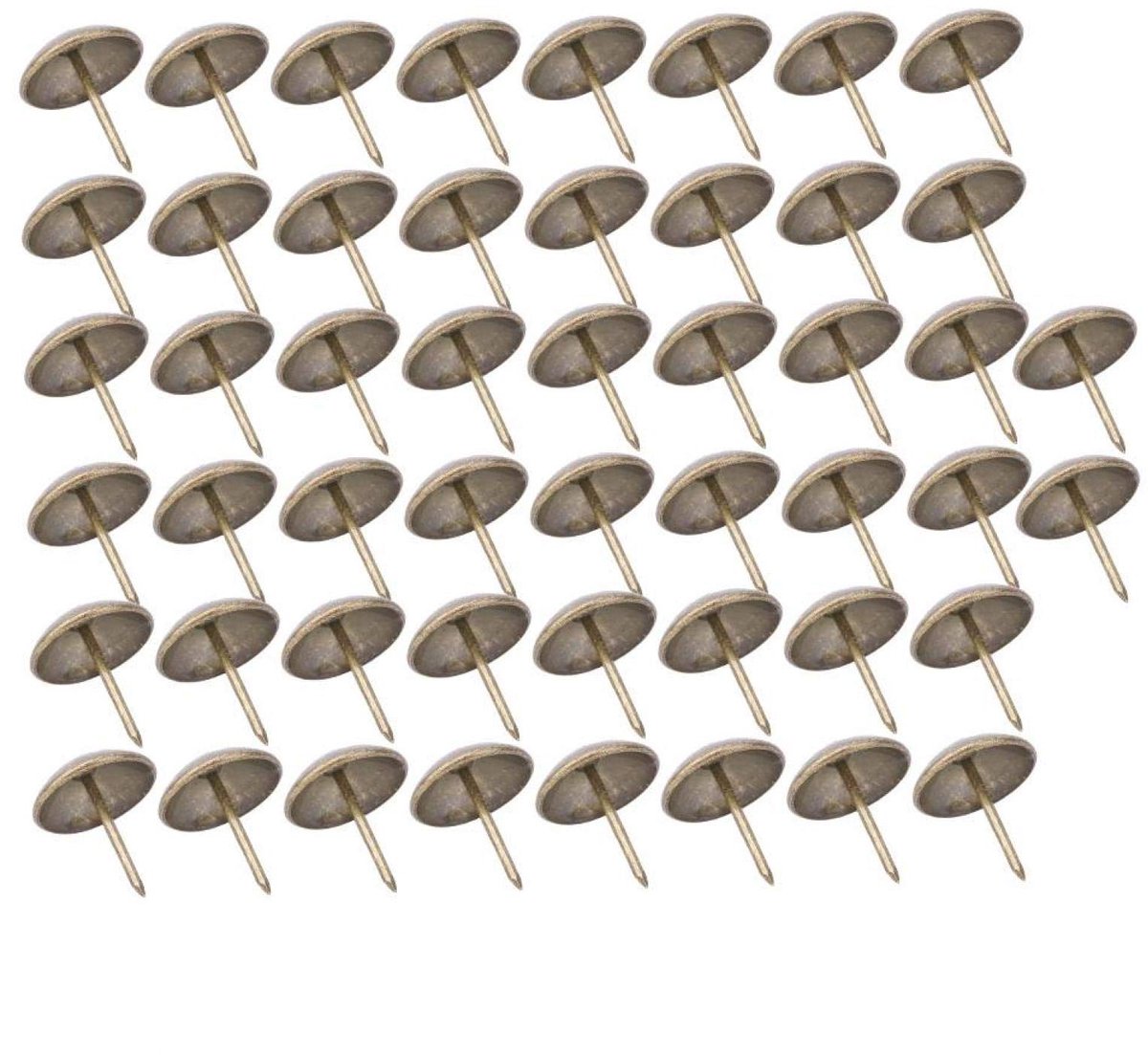 50 stuks verdikte bekleding kopspijkers meubels nagels pinnen, spijkerkop decoratieve bekleding voor meubels, ronde kop decoratieve punaise hardware onderdelen(21 * 25mm)