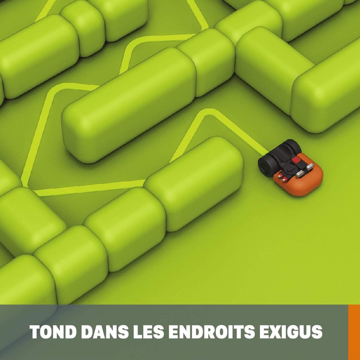 Afbeelding 3 van Robotmaaier voor tuinen tot 400 m² met wifi-verbinding, AIA-technologie en app-bediening