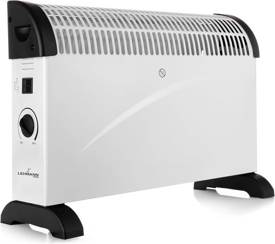 Elektrische Convectorverwarming met Thermostaat - 750/1250/2000 Watt ...