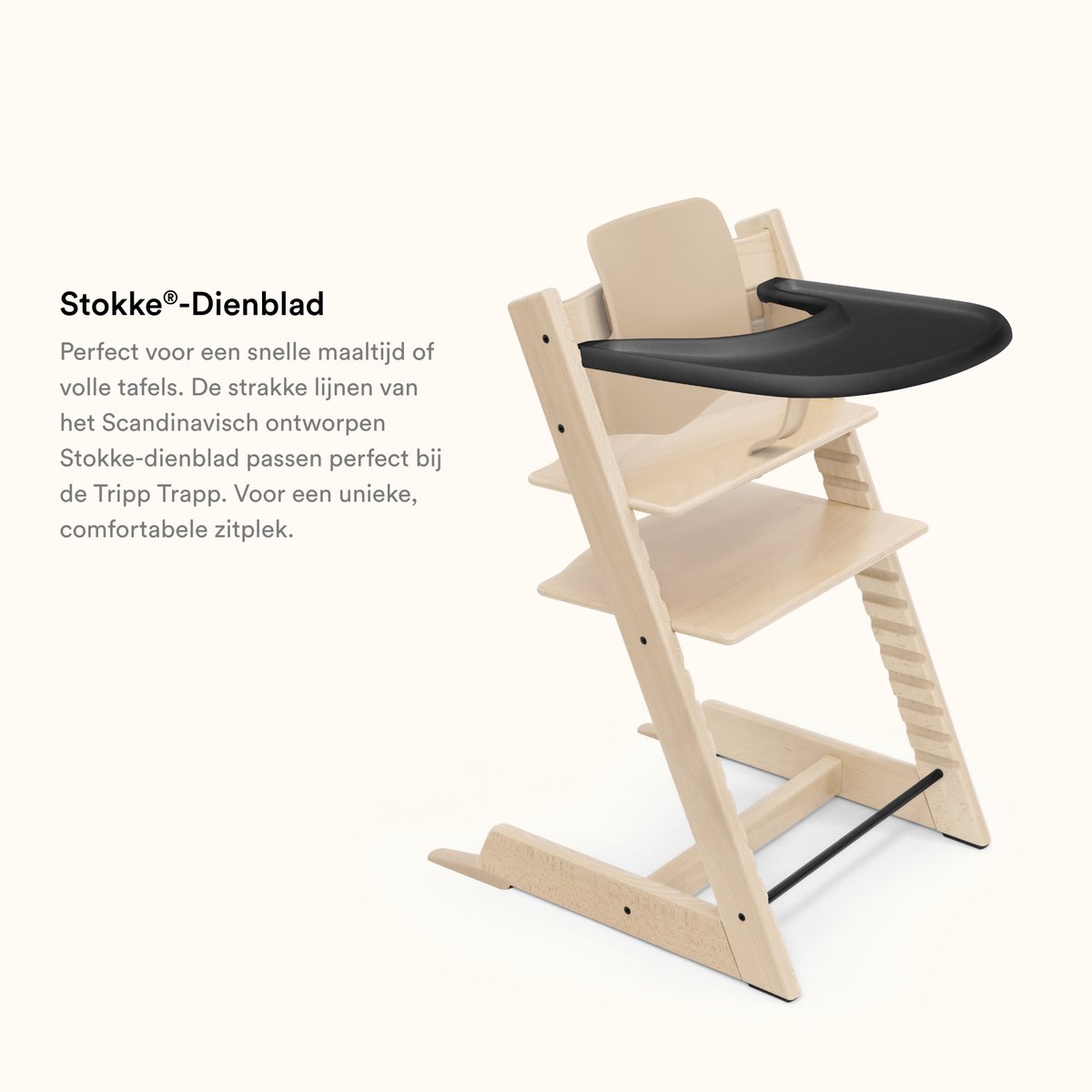 Stokke Tripp Trapp Eetblad - Zwart thumbnail 3