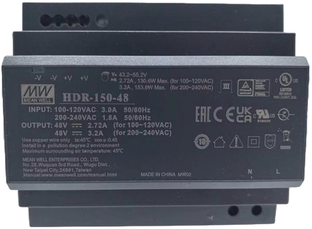 Hikvision DS-KAW150-4N 150W 48V Power Adapter