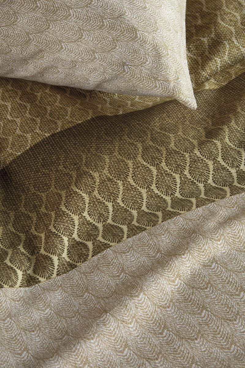Beddinghouse Sanna dekbedovertrek - Tweepersoons - 200 x 200/220 cm - Goud