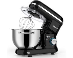 Mixer Met Mengkom - Mixer - Mixer Met Mengkom Keukenmachine - Mixer Met Kom - Mixer Keukenmachine - Mixers Met Mengkom - Keukenmachine - Keukenmachines - Inclusief Garde/Deeghaak/Menghaak - 6 Snelheden - 1500W - 220V - Vaatwasserbestendig