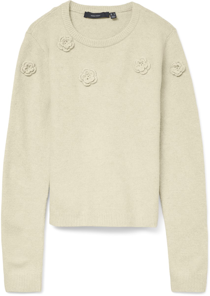 VERO MODA - VMROSE LS O-NECK PULLOVER BOO - Dames - Gebreide truien