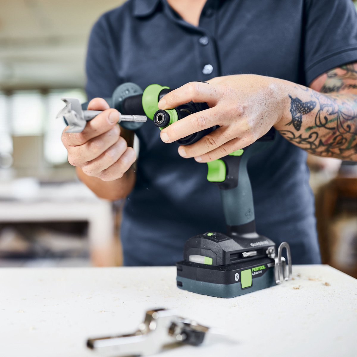 Festool TPC 18/4 I-Basic-Set QUADRIVE Accu klop-/schroefboormachine 18V Basic Body in Systainer - 577625 – foto 2
