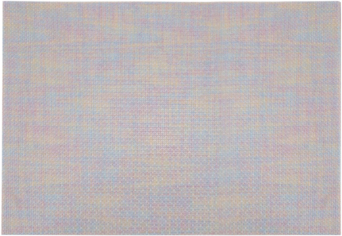 Cosy & Trendy Placemats - rechthoekig - metallic pasteltinten - geweven - 30 x 45 cm