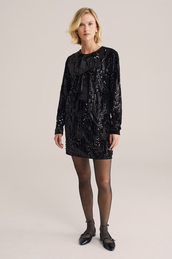 WE Fashion Dames pailletten rok