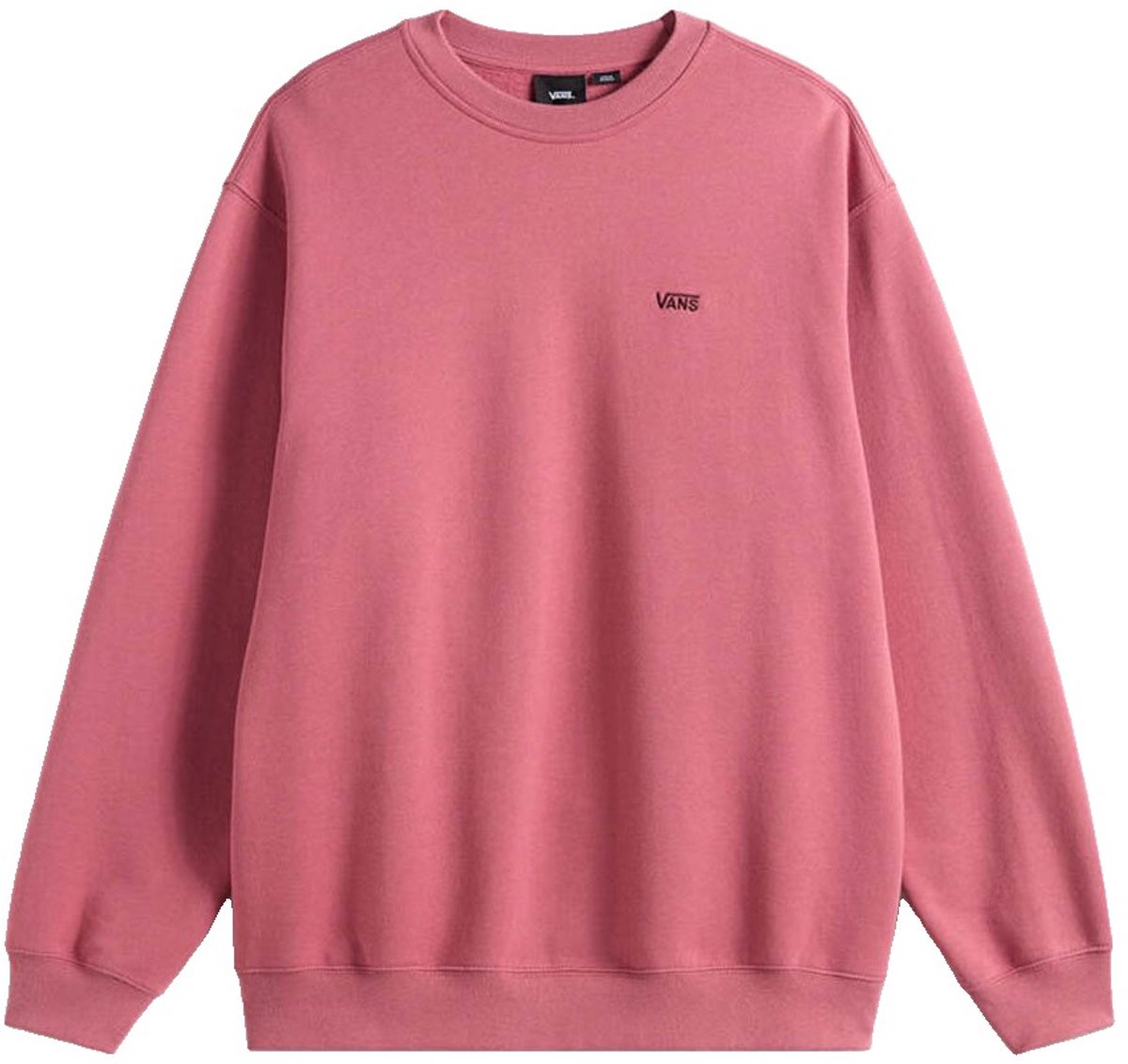 Vans Left Chest Ii Loose Crew Sweatshirt M Man Mauvewood