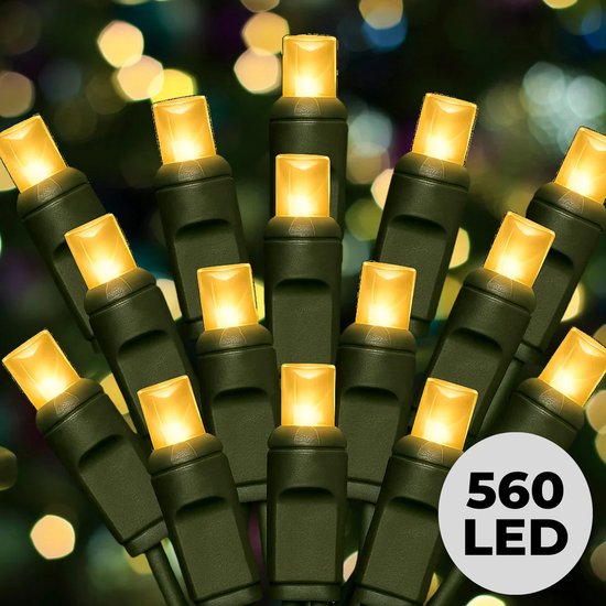mizikuu Kerst Decoratieve Raamverlichting, Kerstverlichting Warm Wit 3D
