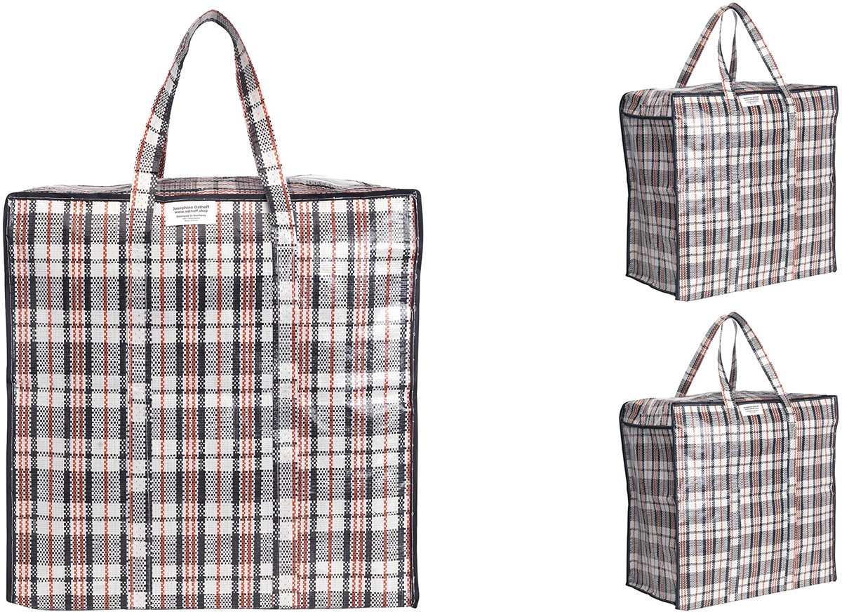 Josephine Osthoff 248 Opbergtas 75L – Waterafstotend – 3-pack – 20 kg – Zwart